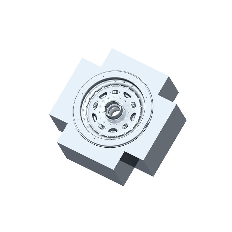 Molde de baixa pressão refrigerado a água tipo ponto de cubo de roda