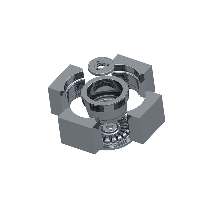 Molde de baixa pressão refrigerado a ar do cubo da roda